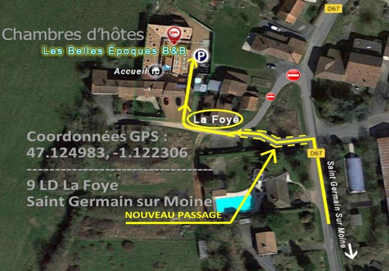 Les Belles Epoques B&B - Proche Puy Du Fou Saint-Germain-sur-Moine المظهر الخارجي الصورة